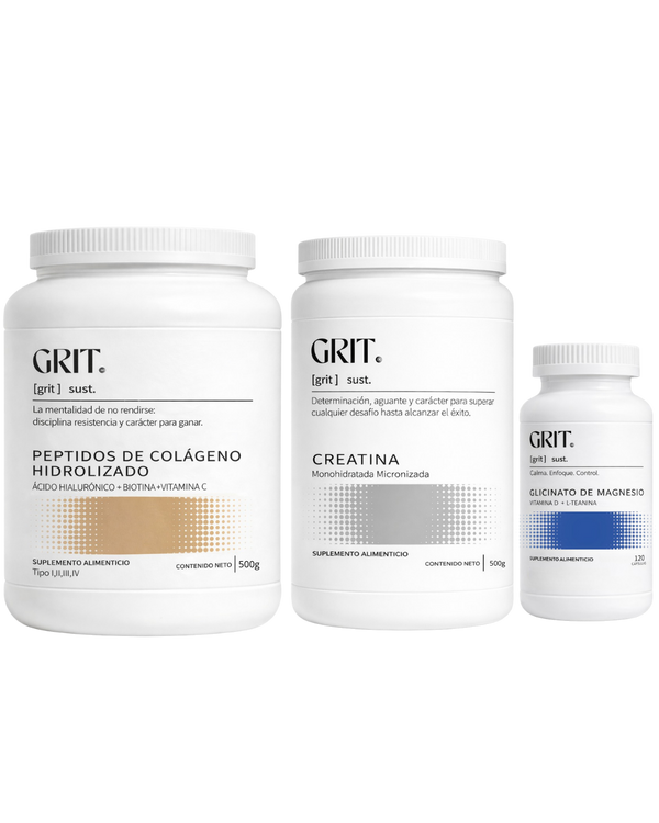 GRIT | Legacy Stack (Colágeno + Creatina + Magnesio)
